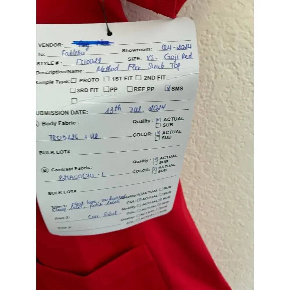 NWT Fabletics Womens XS Tall High Rise On Call Jogger & XS Red Method Top READ - Picture 3 of 12